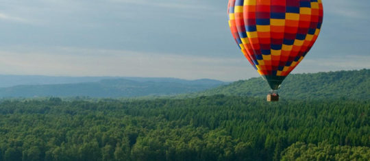 vol en montgolfière
