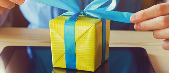 pour offrir cadeaux à vos proches