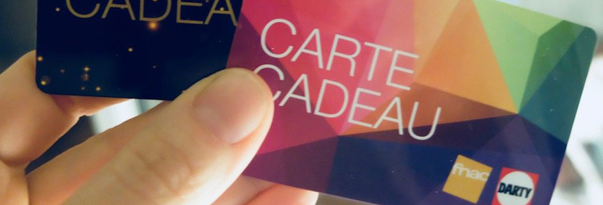 Utilisation de la carte cadeau DARTY